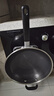炊大皇炒锅有钛0氟不粘锅316L不锈钢不粘平底炒锅34cm 实拍图