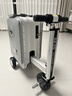爱尔威（Airwheel）电动行李箱可骑行智能拉杆箱可坐可代步20英寸登机箱 豪华版一银 实拍图