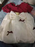 可歆宝贝女童连衣裙夏季洋气时髦小公主裙周岁衣服婴儿礼服女宝宝夏天裙子 红色（短袖连衣裙） 90 码建议1-2岁（身高85左右） 实拍图