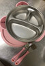 COOKSS儿童餐盘316不锈钢分格婴儿餐具辅食碗宝宝吸盘注水保温碗带叉勺 实拍图