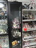 佰卓（BIZOE）玻璃展示柜手办柜玩具模型陈列柜家用摆放防尘钢制书柜收纳储物柜 黑色【金属隔板】 1600*400*400 实拍图