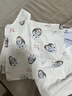 babycare婴儿洗脸毛巾小方巾超柔软纯棉口水巾棉凯米冰企鹅4条装 30*30 实拍图