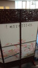 中式简易折叠可移动屏风遮挡板帘客厅隔断墙卧室现代简约办公室 单面图案送底座（加厚加粗） 1.7米高6扇一组3米宽 实拍图