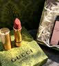 古驰（GUCCI）口红哑光505唇膏口红礼盒化妆套装520送女朋友礼物生日礼物送女生 【HOT】金管哑光208#甜飒蜜桃 实拍图