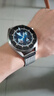 竞技者适于华为手表watch4/Pro表带watch3pro/GT5/GT4/GT3/GT6磁吸钛金属不锈钢手表带男款高级46/48 银色-编织链式22mm接口 实拍图
