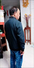 罗蒙（ROMON）外套男春季时尚夹克男士行政商务休闲立领棒球服上衣男深兰XL 实拍图