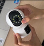 霍鹰摄像头家用监控无线wifi网络高清夜视安防超清全景云台360度无死角室内双向语音手机远程监控器 WIFI版双镜头600万【内置存储可回放】 实拍图