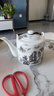 陶沁泉陶瓷茶壶青花瓷套装茶具景德镇凉水冷水茶水泡茶提梁壶大容量 墨俊山水凉水壶2L 实拍图