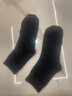 棉十三袜子男士新疆棉10A防臭抗菌中筒春秋季黑色商务休闲纯色透气10双 实拍图