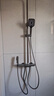 安华卫浴淋浴花洒全套黄铜主体增压钢琴键枪灰色圆管套装N4S9048GGW 实拍图