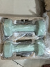 PROIRON普力艾 哑铃女士家用健身哑铃男士浸塑哑铃套装 马卡龙绿3kg*2 实拍图