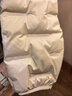 波司登（BOSIDENG）鹅绒羽绒服女士春秋轻薄连帽宽松短款内胆百搭保暖外套 【700+蓬鹅绒】奶油米-奶油欧包【卡码拍大】 M 165/88A 体重约125-140斤 实拍图