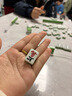 紫湖麻将牌袖珍手搓24mm迷你户外旅行露营144张绿色麻将套装宿舍麻将 实拍图