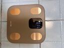 香山 体脂秤智能体重秤 大彩屏显示 心率分析 24项身体数据 全塑大秤面 律动灰 电池款 实拍图