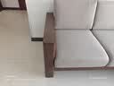源氏木语实木沙发新中式橡木转角沙发现代简约客厅三人位布艺沙发 【4】小四人+脚凳(2.76m） 实拍图