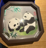 大熊猫锦绣织造府蜀绣双面熊猫刺绣摆件中国特色礼物送老外出国礼品成都伴手礼纪念 节节高熊猫手工双面蜀绣（jd发货） 实拍图
