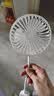 香薰小风扇便携式制冷神器制冷风扇万向小旋风家用卧室三插头一体便携式制冷神器制冷风扇 1个装-独立开关+360度弯曲调节+香片 实拍图