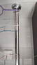 未来式 免打孔不锈钢伸缩杆晾衣杆阳台晾衣架支撑杆门帘杆卫生间挂衣杆 1.0米-1.7米墙距适用 实拍图