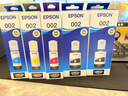 爱普生（EPSON） 002原装墨水耗材适用于L4266/4268/4269/6268/6278/6298/6279打印机 5只装（2黑3彩）晒单领20元红包 原装 实拍图