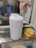 Hulker 【10W+销量加湿器】加湿器 卧室迷你家用办公室桌面车载低噪上加水小型usb空气加湿器 【白色】420ml大容量/低噪加湿/定时断电 实拍图
