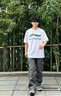 李宁（LI-NING）短袖t恤男夏季冰丝速干运动服饰跑步健身圆领上衣透气半袖情侣装 白色-游泳文化衫 XL 180 实拍图