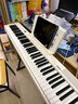 特伦斯折叠钢琴88键便携式电钢琴成人儿童电子琴重力度键盘V30pro钢琴 时尚白+专用琴包+Z琴架 实拍图