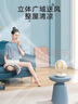 美的（Midea）【小型风扇】轻音台式桌面空气循环扇家用柔风电风扇宿舍办公迷你台扇落地扇空调伴侣 GAF18AD 实拍图