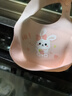 新安代 婴儿围兜 宝宝围嘴儿童小孩吃饭兜防水立体口水卡通罩衣可调节 【3D立体加大款】小兔子 实拍图