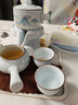 琦轩源 青瓷自动茶具套装家用茶壶客厅高档懒人功夫茶杯用品泡茶神器 青瓷山鸟自动茶具六杯9件套 实拍图