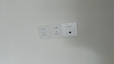 公牛（BULL）开关插座G57蝶翼超薄五孔插座带USB+Type-C30w快充G57E537暮雪白 实拍图