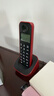 飞利浦（PHILIPS）无绳电话机 家用办公中文大音量无线座机子母机信号范围广 DCTG160单机 红色 实拍图