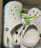 CROCS卡骆驰贝雅卡骆班洞洞鞋轻便耐磨拖鞋一脚蹬休闲鞋|205089 冬日白/彩色-1LI 36 /37(220mm) 实拍图