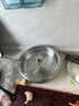 铿锵 316不锈钢平底锅家用无涂层煎锅煎蛋煎牛排烙饼锅燃气电磁炉通用 26cm无涂层煎锅【316无铆钉 实拍图