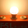 佛山照明LED灯泡节能灯大螺口球泡5W黄光3000K5只装 实拍图
