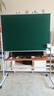 得力120*90cm白板写字板 白板+绿板支架式办公会议室双面移动画板白绿板儿童学习移动小黑板家用教学 实拍图