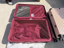 大嘴猴（paul frank）超大容量行李箱女拉链密码拉杆箱网红男轻音万向轮旅行箱学生皮箱 波尔多红/加大加宽/抑菌款 24英寸 实拍图