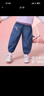 ASK JUNIOR【立体猫耳朵】儿童裤子26春女童水洗牛仔裤小童束脚裤长裤 实拍图
