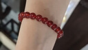 石玥珠宝收藏级8mm红玛瑙手串本命年转运珠水晶玛瑙手链男女士款 实拍图