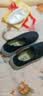 布舍元（BUSHEYUAN）青年套脚休闲帆布鞋老北京布鞋懒人板鞋单鞋男士331-1711 黑色 42 实拍图