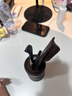 金灶（KAMJOVE）黑檀木茶道六君子茶夹杯夹茶则茶漏 功夫茶具配件套装 竹筒造型 KP-8 实拍图