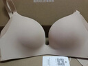 都市丽人软尺码隐形内衣女文胸无钢圈光面无痕薄款透气小胸聚拢胸罩2B25C4 实拍图