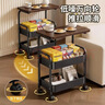 小魔置物架落地小推车零食架可移动沙发边几厨房卧室收纳架储物层架 实拍图