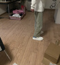 H8楚麦昆鞋小白鞋厚底增高鞋2026新款情侣男女休闲莆田鞋子经典板鞋 白色-雾霾蓝【顺丰速发】高品质 42 男码（正码正拍） 实拍图