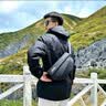 JEEP磁吸扣单肩斜挎包男士大容量机能胸包通勤机车骑行运动休闲邮差包 黑武士【快拆磁吸+多隔层】 实拍图