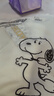 史努比（SNOOPY）童装儿童裤子男童卫裤中大童运动裤春装 大笑/黑色 110 实拍图