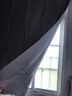 京东京造黑胶浅灰窗帘 99%全遮光窗帘布飘窗卧室遮阳帘挂钩式 宽1.5*高2米 实拍图