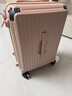 纯奢（CHEYSIR）五轮超大容量行李箱万向轮PC拉杆箱男女学生旅行箱密码箱包皮箱子 经典款-樱花粉·减震刹车功能 20英寸 -抗菌内里【常规4轮-小型登机箱】 实拍图