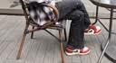 Jordan男AJ1小芝加哥配色 AJ 1中帮运动休闲鞋DQ8426-105白红43 实拍图