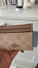 蔻驰（COACH）【品牌直供】女士经典标志便携多卡位卡包拿铁色CW870礼物 实拍图
