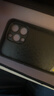 尚苏 适用 iPhone13Pro手机壳苹果13Pro保护套防摔镜头全包磁吸软壳简约轻奢羊巴皮硅胶外壳皮套黑色  实拍图